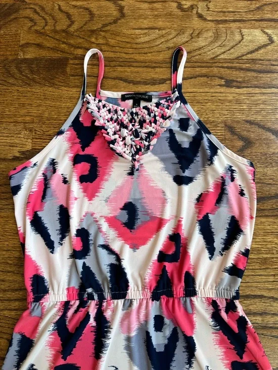 Banana Republic Printed Maxi Dress Size S - Picture 3 of 8